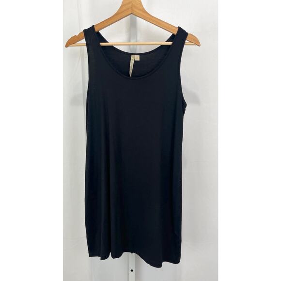 COMFY USA Marsha Sleeveless Tunic Tank Top M617 Modal Jersey Black Size S - Picture 8 of 8
